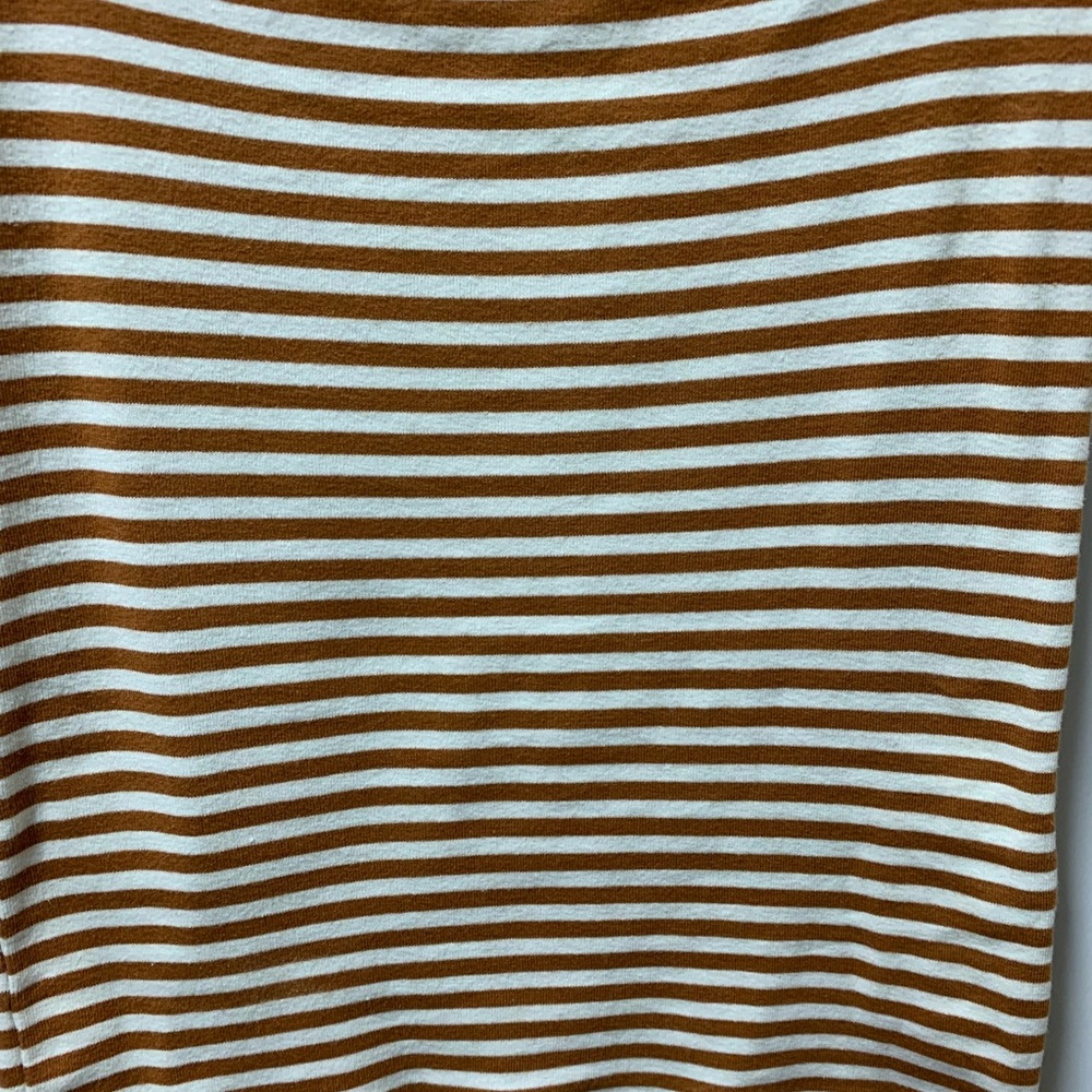 J. Crew Brown Tan Fitted Short Sleeve T-Shirt - Picture 2 of 11